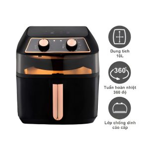 Nồi chiên không dầu nineshield 10l KAMIKI 1